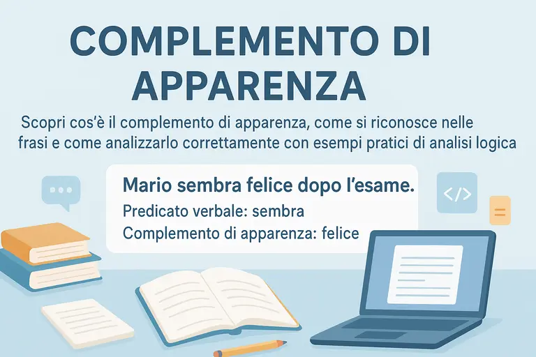 Complemento di apparenza