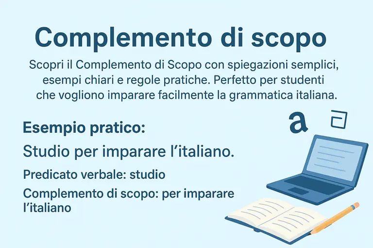 Complemento di Scopo