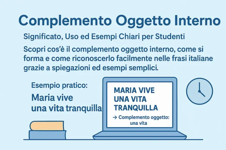 complemento oggetto interno