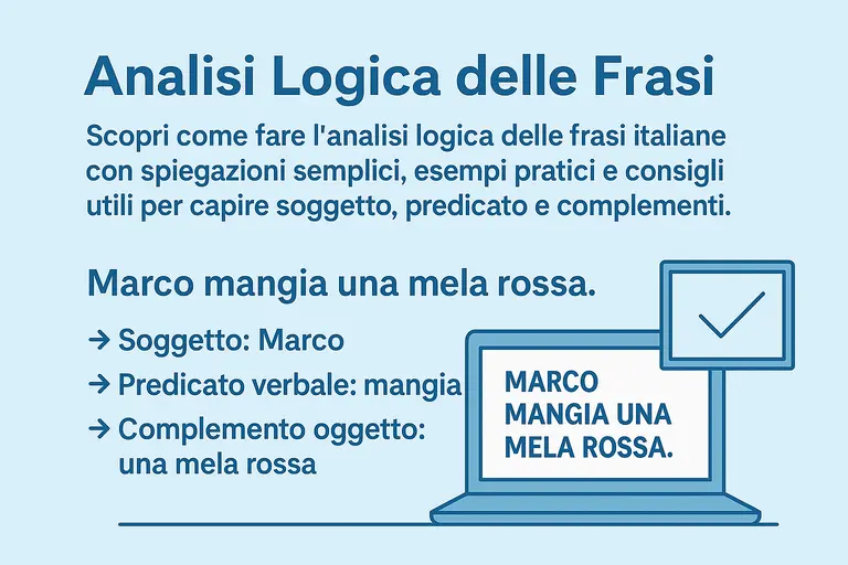 Analisi Logica delle Frasi