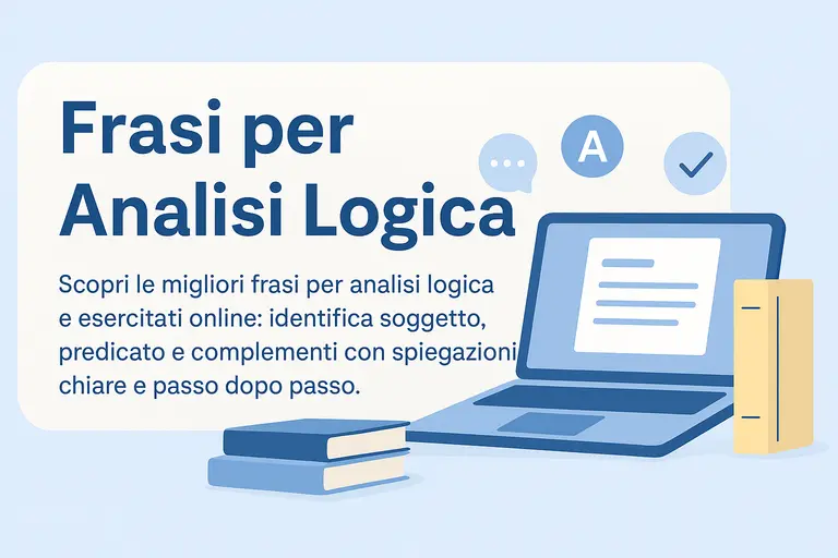 Frasi per Analisi Logica