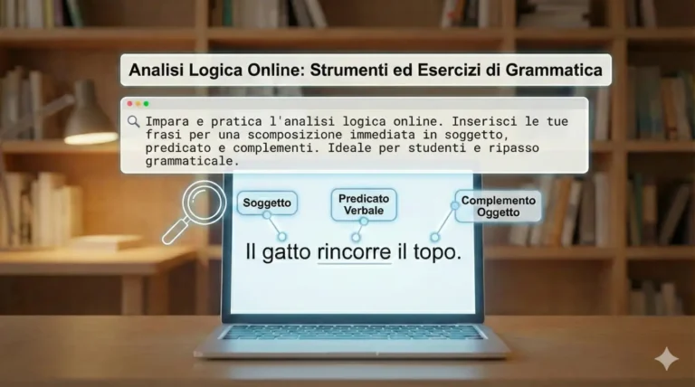Analisi Logica online