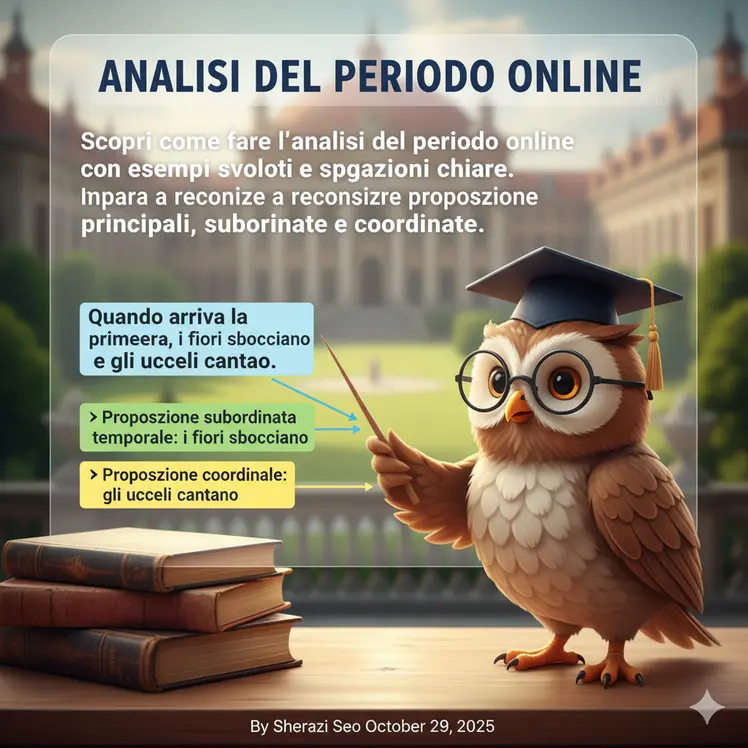 Analisi Del Periodo Online