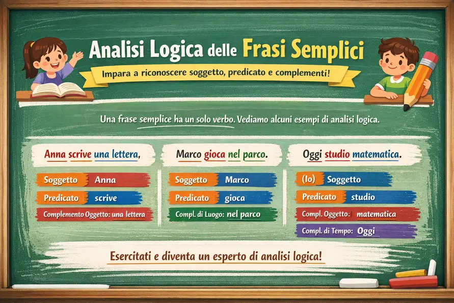 Analisi Logica delle Frasi Semplici: