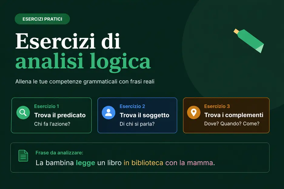Come fare analisi logica facile online